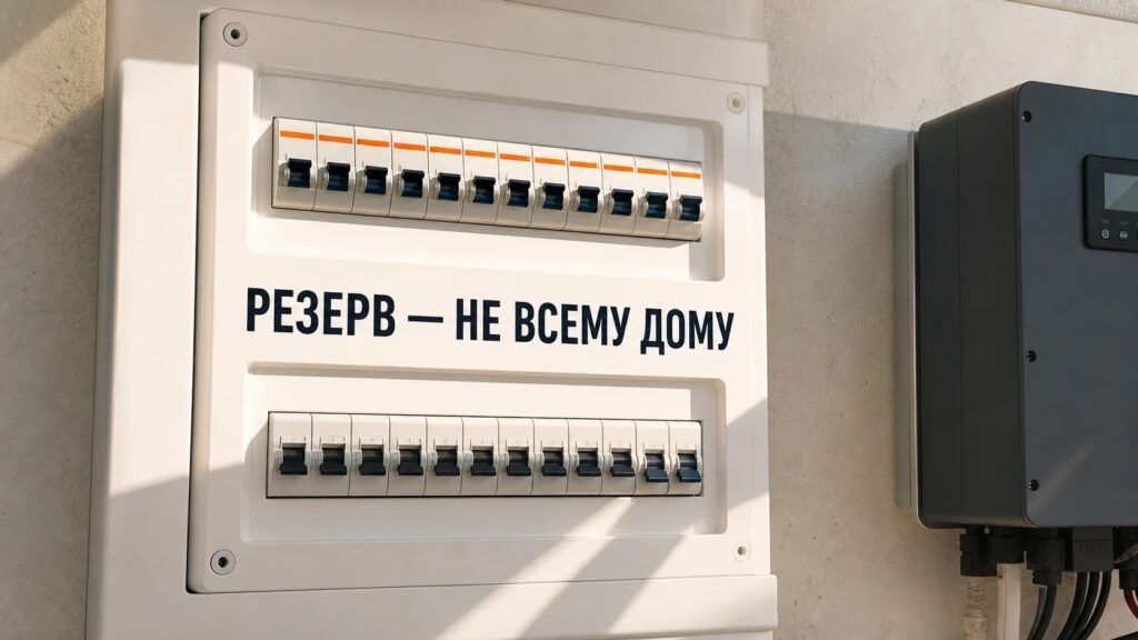 Как выделить критические нагрузки для резервного питания частного дома: пошаговый план