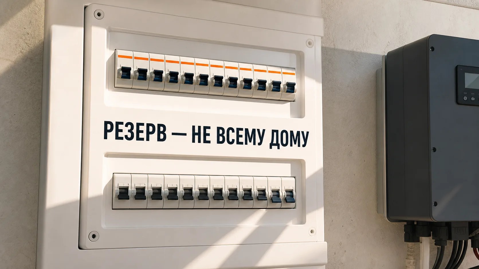 Как выделить критические нагрузки для резервного питания частного дома: пошаговый план