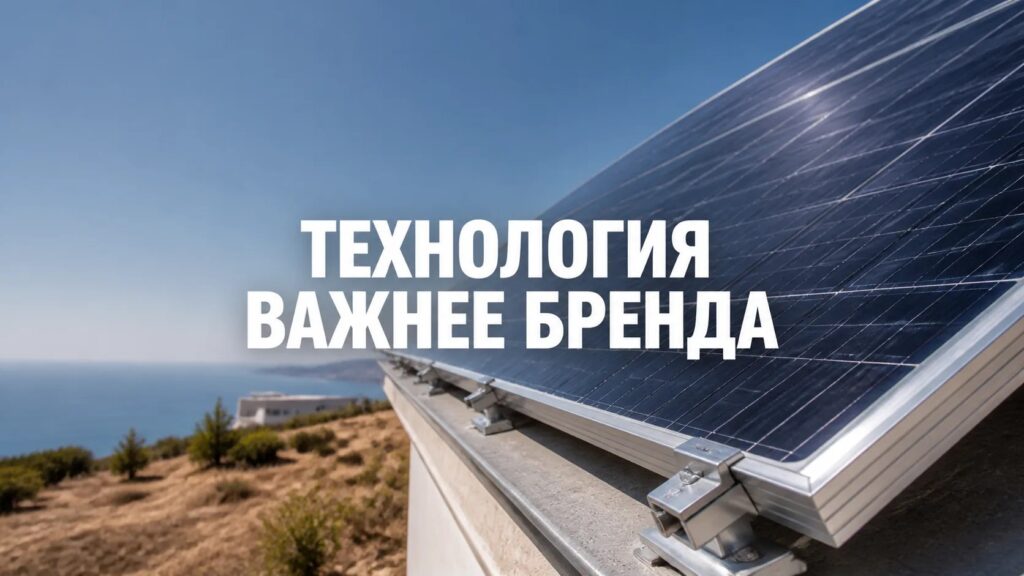 Какие солнечные панели выбрать в Крыму: типы, КПД и срок службы