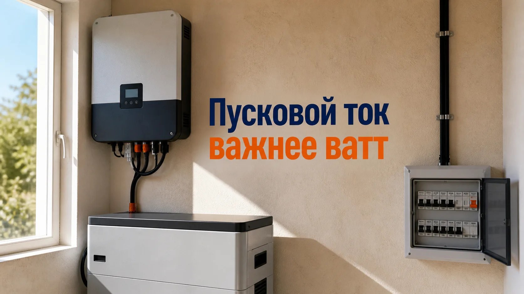 Пусковые токи: почему насос или холодильник нагружает резервное питание сильнее, чем кажется
