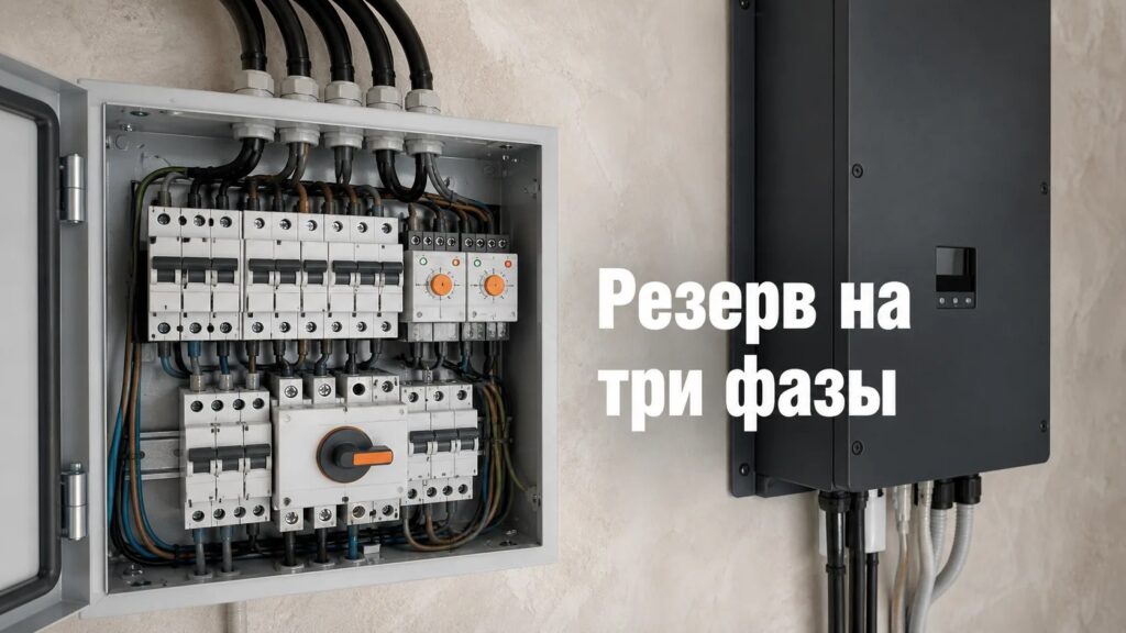 Резервное питание в доме с трёхфазным вводом: как построить надёжную систему на 380 В