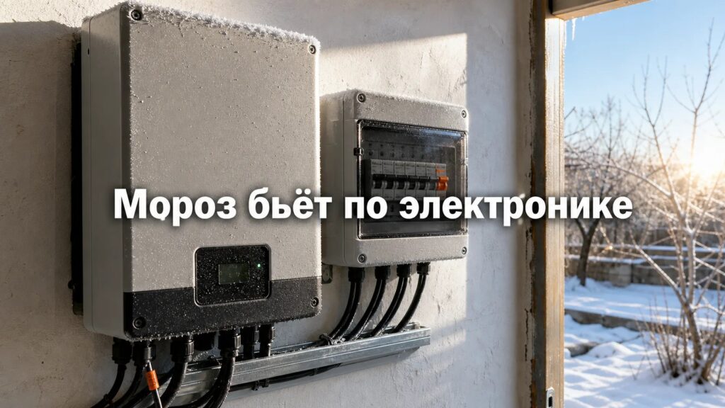 Неотапливаемая дача зимой: что происходит с солнечной станцией, панелями и аккумуляторами в мороз