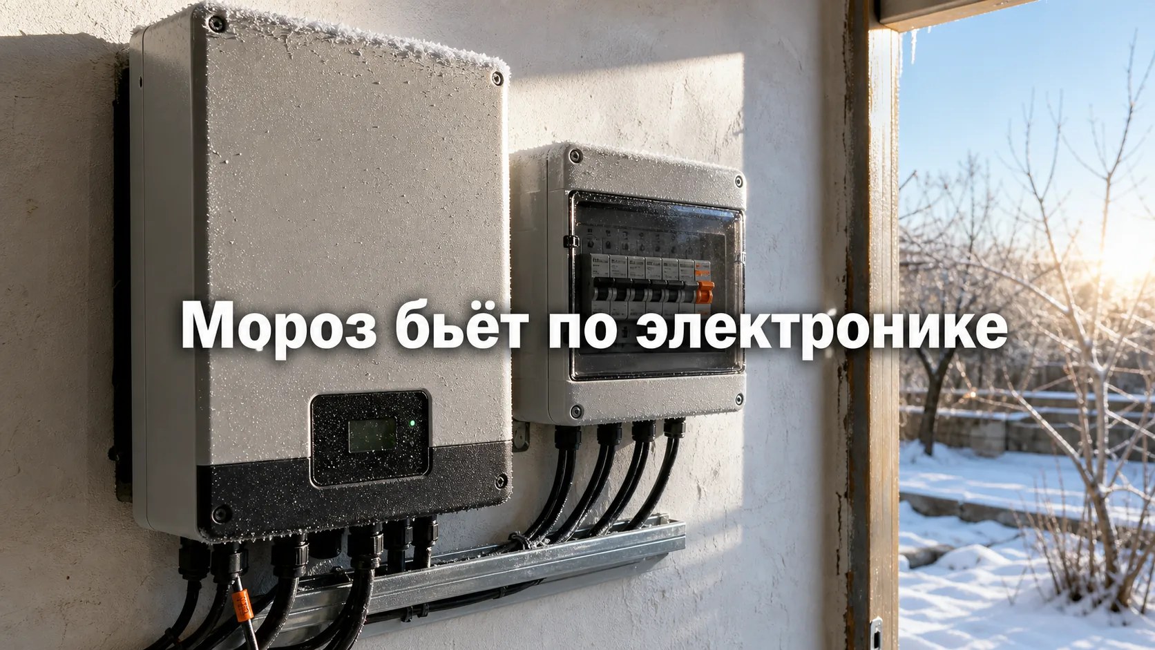Неотапливаемая дача зимой: что происходит с солнечной станцией, панелями и аккумуляторами в мороз